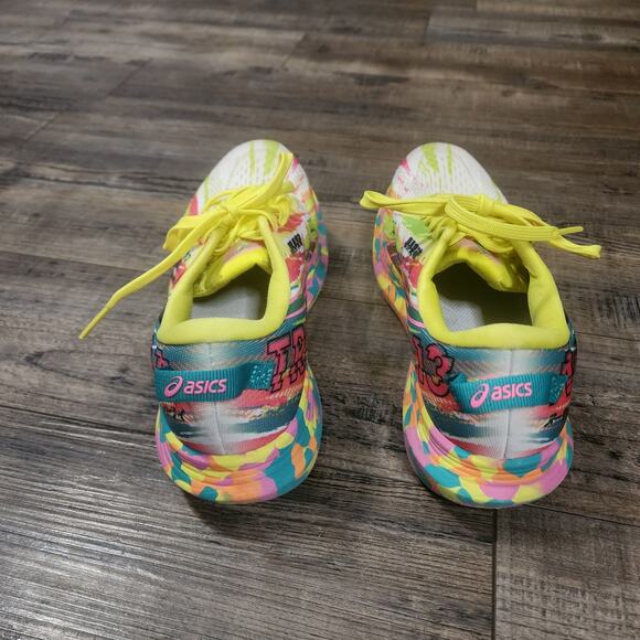 Asics Noosa Tri 13 Athletic Running Shoes Pink Sour Yuzu Women's Size 6.5 bx42 - Picture 4 of 8